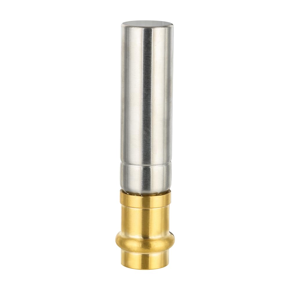 10 Pcs 1/2" Copper Press Connection, Straight Water Hammer Arrestor, Stainless Steel(MH 361)