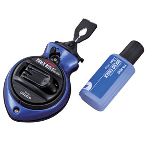 100 ft Tajima Chalk-Rite II Gear Drive Fast-Wind Gear Drive Ultra Thin Chalk Snap-Lines - Blue