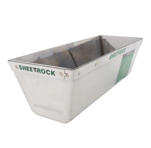10 in USG Sheetrock Tools MATRIX Stainless Steel Mud Pan