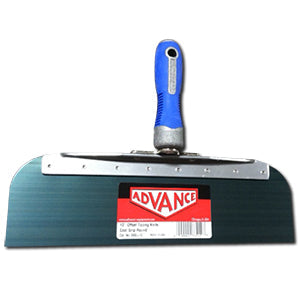 12" Offset Drywall Taping Knife (Blue Steel)