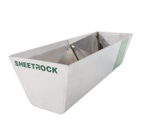 12 in USG Sheetrock Tools Classic Stainless Steel Drywall Mud Pan