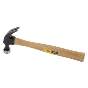 13 1/4 in STANLEY Tools 16 oz Curved Claw Nailing Hammer w/ Wood Handle
