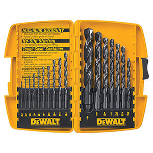17-Pc. Black Oxide Drill Bit Set