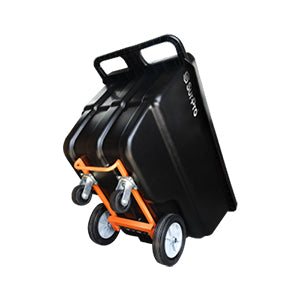 1 Cubic Yard Covered Capacity Dump Cart with Reinforcing Frame