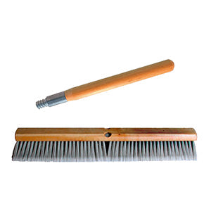 24 in Magnolia Brush Fine Bristle Wood Handle Floor Brush