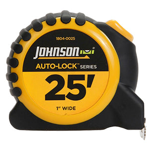 25 ft Johnson Level Auto-Lock Power Tape Measure