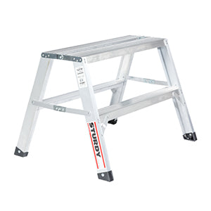 2 ft x 30 in Sturdy Ladder 140 Series Aluminum Flat-Top Sawhorse