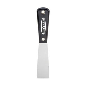 2 in HYDE Tools Flexible Black & Silver Putty Knife