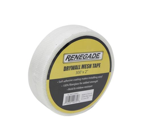 2 in x 300 ft Renegade Tools Mesh Tape - White