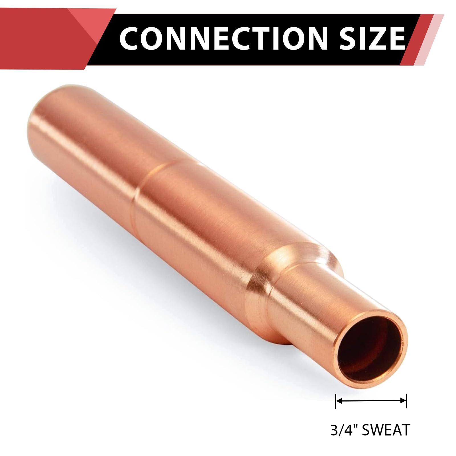 10 Pcs 3/4" Sweat Straight MIP Copper Water Hammer Arrestor