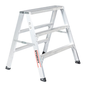 36 in Sturdy Ladder 130 Series Aluminum Sawhorse "Mustang"