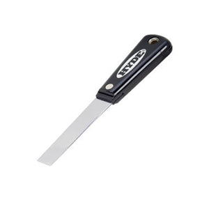 3/4 in HYDE Tools Flexible Black & Silver Putty Knife