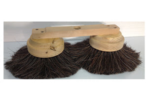 3 in x 10 in x 19 in Renard Double Horse Hair Texture Brush