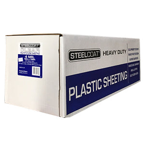4 MIL Clear Plastic Sheeting - 10' X 100'
