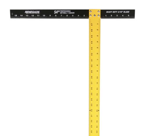 54 in Renegade Tools T-Square w/ 5 Rivets