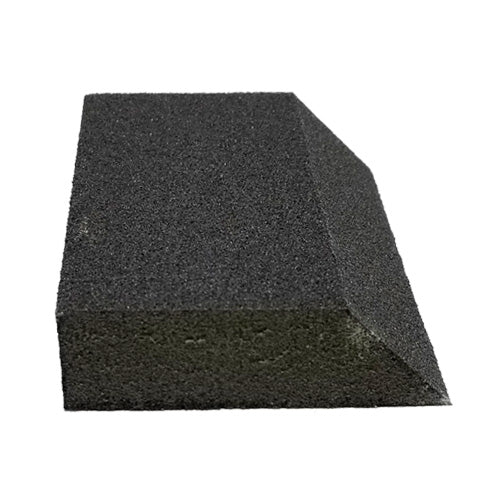 5 in x 3 in x 1 in Johnson Abrasives Single-Angle Corner Sanding Sponge - Medium