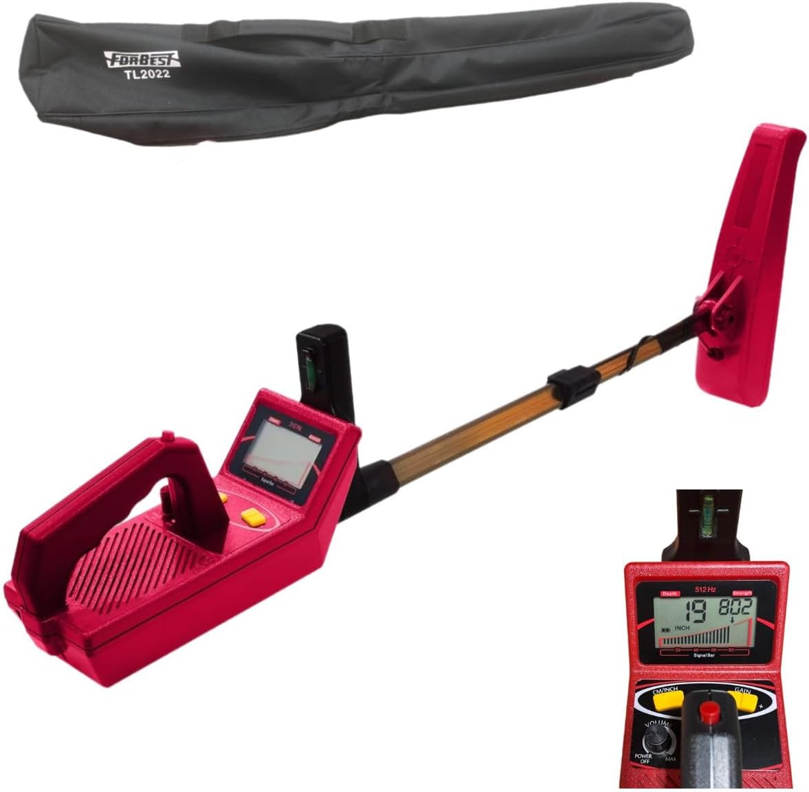 Forbest Advanced 512Hz Wireless Locator With Depth Indicator