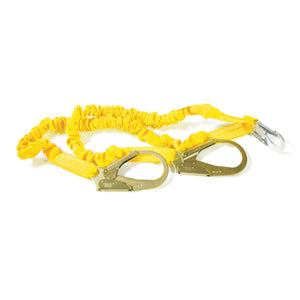 6' Internal Shock Lanyard - Double Leg w/ Rebar Hooks