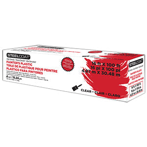 .6 MIL 16' X 100' Clear Painter's Plastic