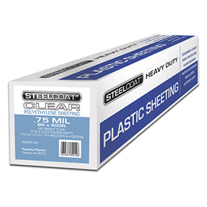 .75 MIL Clear Plastic Sheeting - 9' X 400'