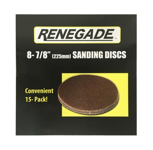 8 7/8 in Renegade Tools Sanding Discs - 220 Grit