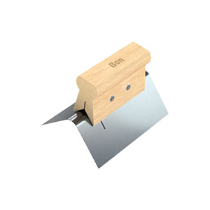 Bon Tool Outside Corner Tool SS 3/8" with Wood Handle