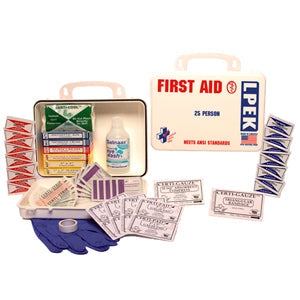 Certified Safety 16 PW- ANSI LPEK (25 Person) w/Eye Wash