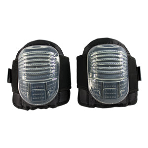 Clear Flat Cap Gel Knee Pads