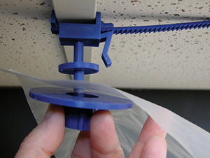 Clip and Snap T-Bar Fasteners - Blue