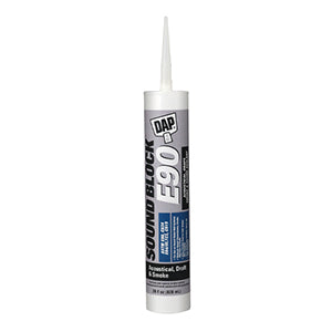 DAP SOUND BLOCK White Acoustic Smoke & Sound Sealant-28oz.