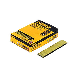 Dewalt Narrow Crown Staples 1/4"W X 1"H