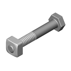 Dura Stilt Replacement 1/4-20x1 1/2 Cap Screw With Square Nut