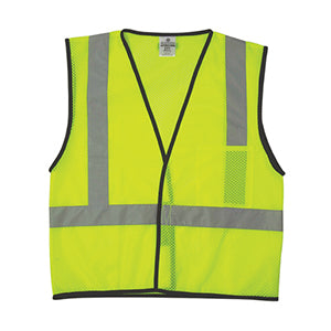 Economy Series 1-Pocket Mesh Vest - Lime - L/XL