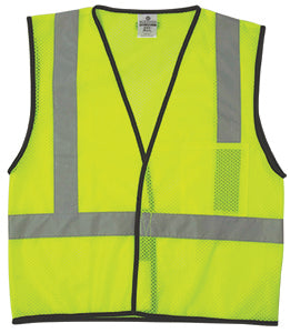 Economy Series 1-Pocket Mesh Vest - Lime - S/M