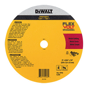FLEXVOLT® Ceramic Metal Cutoff Wheel Type 1
