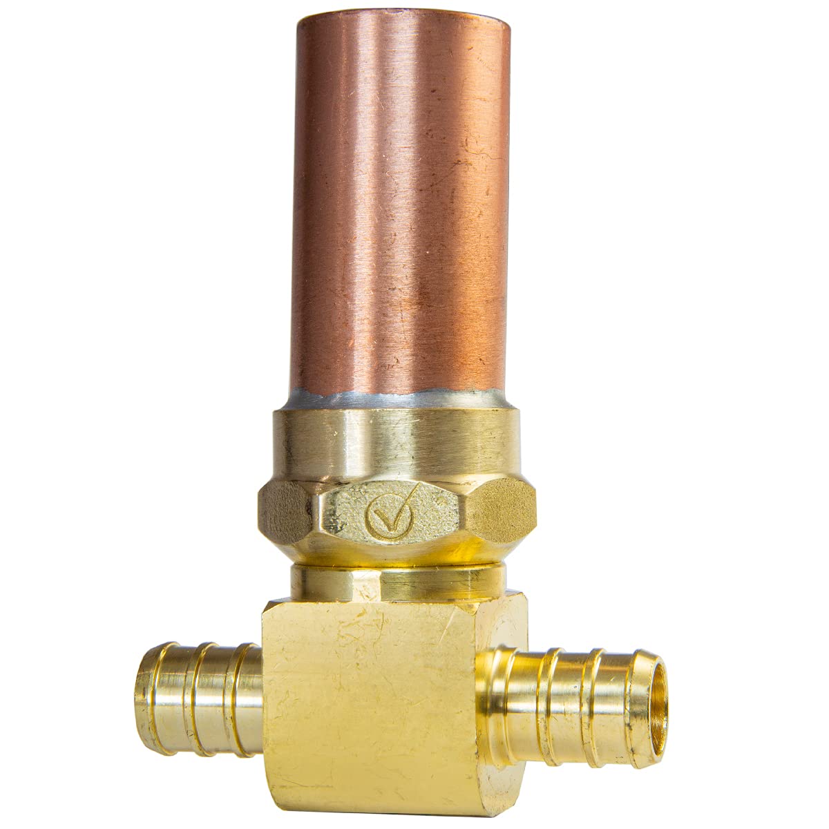 PEX Crimp Connection Tee Water Copper Hammer Arrestor