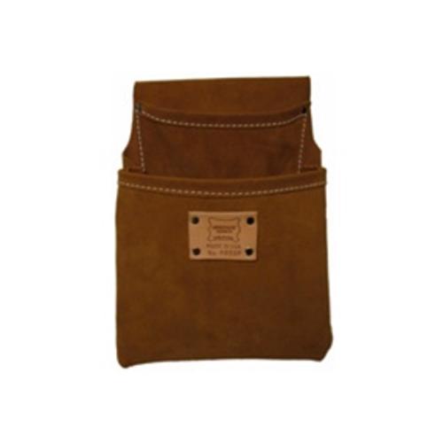 Heritage Leather 2 Pocket Professional Suede Drywall Pouch