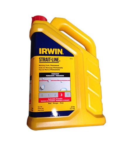 IRWIN STRAIT-LINE Permanent Red Marking Chalk - 5 lb