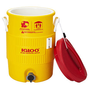 Igloo Industrial Cooler, Yellow, 5 Gallons