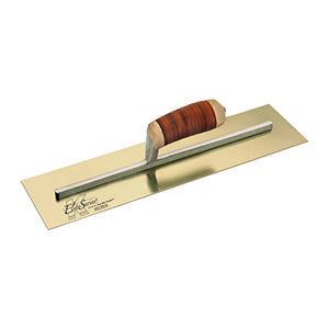 Kraft Tool Elite Series 12" x 4" Golden SS Cement Finish Trowel