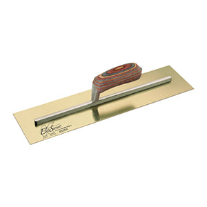 Kraft Tool Elite Series 14" x 4" Golden SS Plaster Finish Trowel