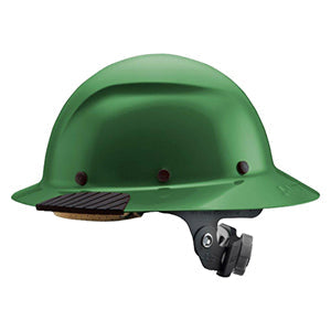 Lift Dax Fiber Green Hard Hat Full Brim
