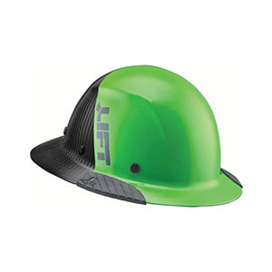 Lift Safety DAX Fifty/50 Full Brim Green Carbon Fiber Hard Hat