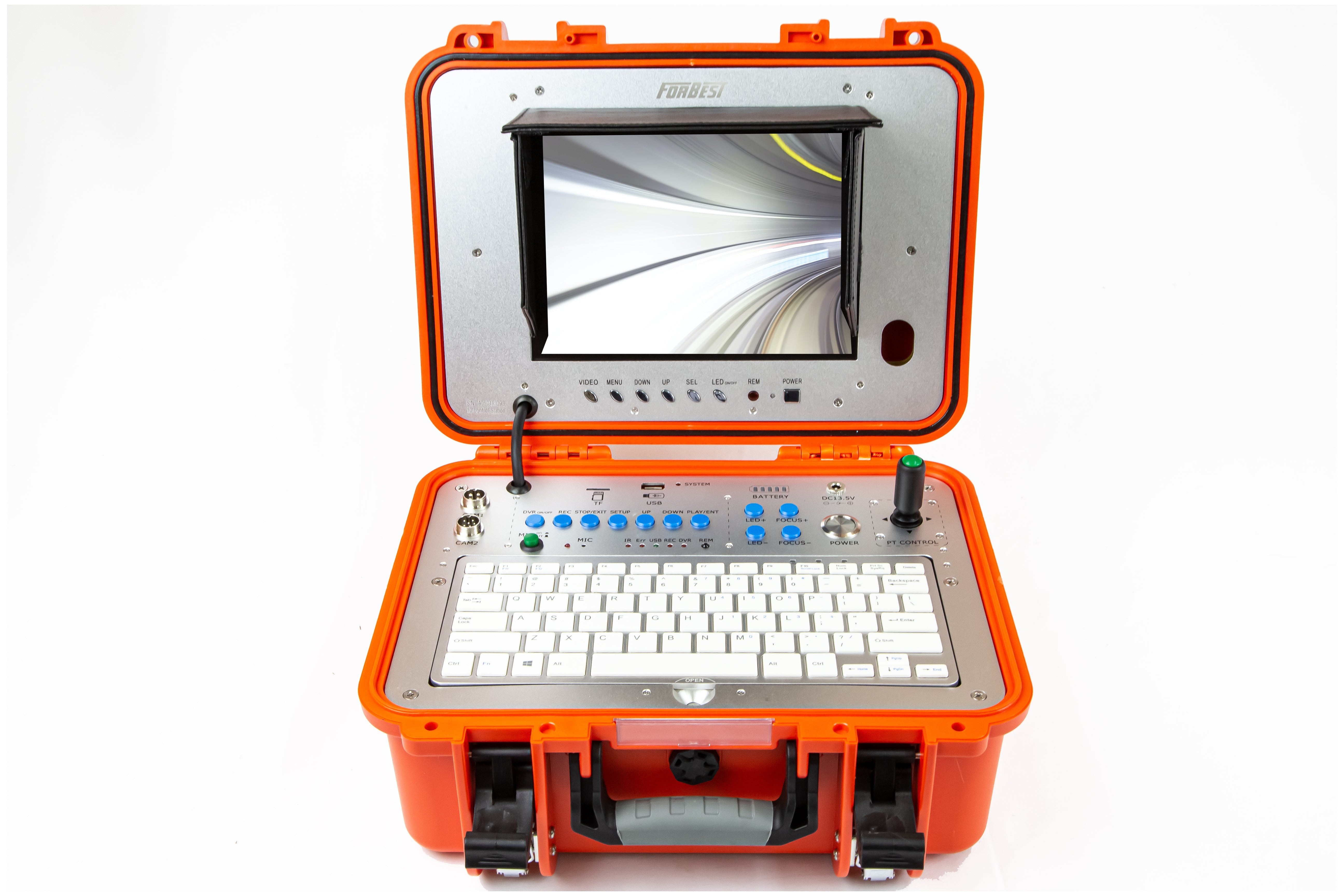 10" Multifunctional Control Station With Usb & Sd Recording And Keyboard