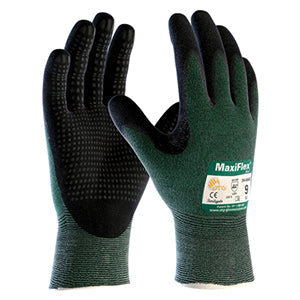MaxiFlex Cut Seamless Knit Engineered Yarn Glove with Premium Nitrile Coated MicroFoam Grip on Palm & Fingers - Micro Dot Palm- Large