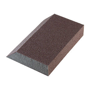 North Abrasives 3.5X5X1" Single Angle Fine Grit Sanding Sponge-100 per box