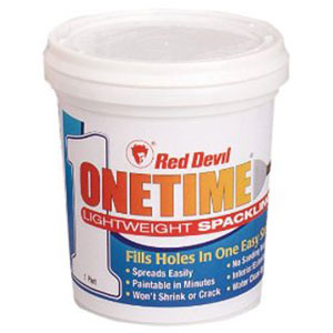 Onetime Lightweight Spackling - 1 Gallon Tub