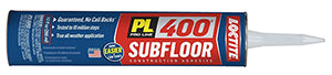 PL 400 HD Subfloor & Deck Adhesive 10 OZ.