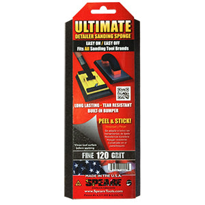 Peel & Stick Detailer Sanding Sponge - 120 Grit
