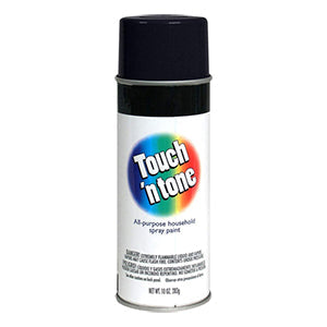 Rust-Oleum Black Touch N Tone Spray Paint 10oz.
